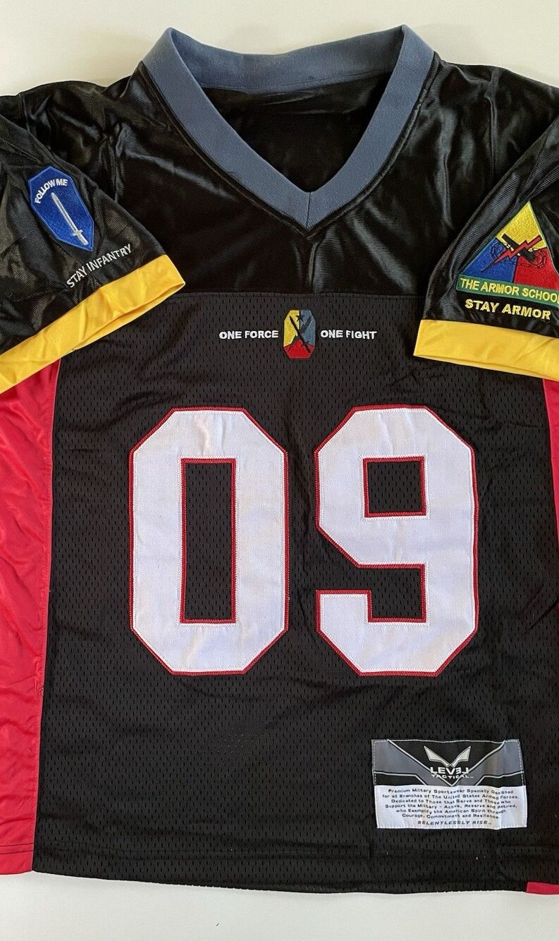 Large U.S. Army’s The Armor School Double-Sided Jersey